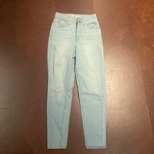 high wasted levi jeans